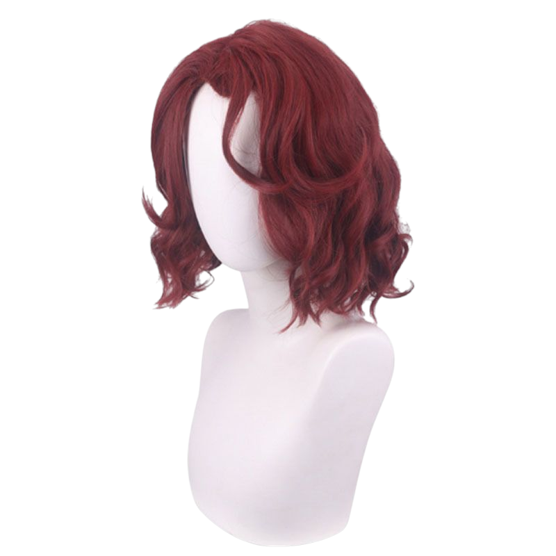 Light Gray Daniel Page Cosplay Wig - HP Magic Awakened (Curly Red-Brown) (FEVERCOS)