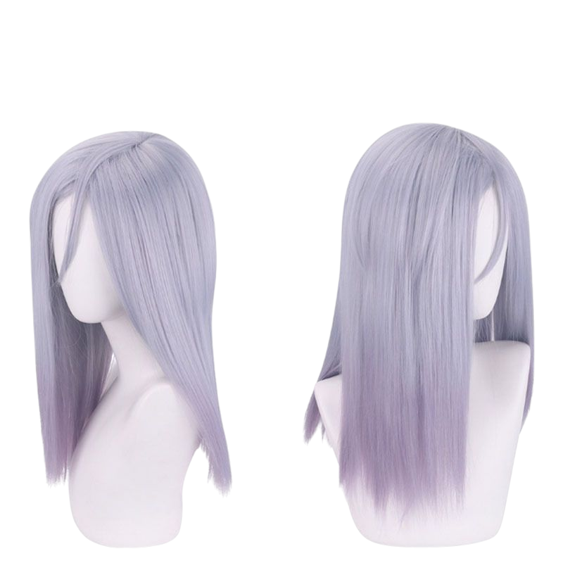 Gray Ivy Warrington Cosplay Wig - Harry Potter Magic Awakened (Grey/Purple) (FEVERCOS)