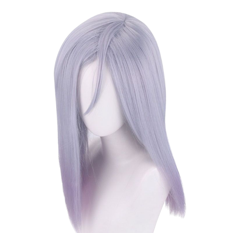 Gray Ivy Warrington Cosplay Wig - Harry Potter Magic Awakened (Grey/Purple) (FEVERCOS)