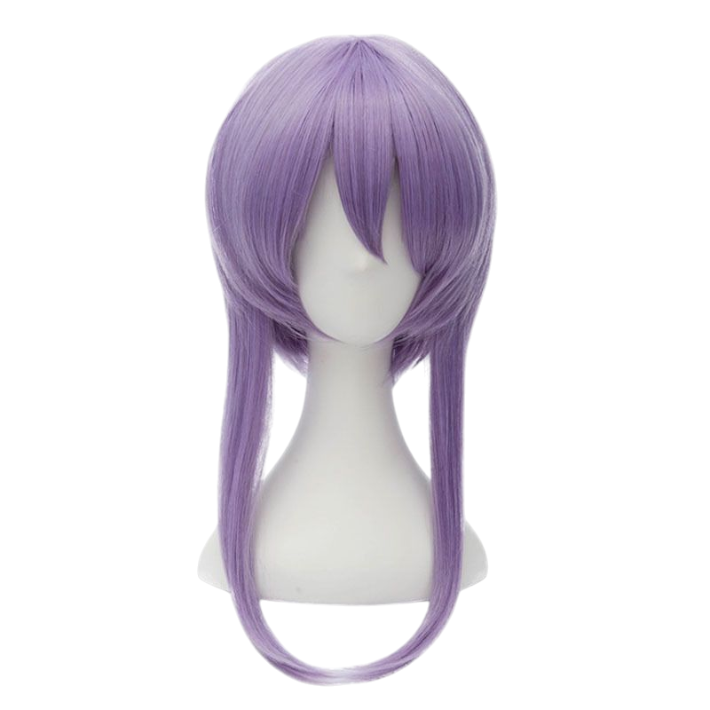 Dark Gray Shinoa Hiragi Cosplay Wig - Seraph of the End (Purple Braids) (FEVERCOS)