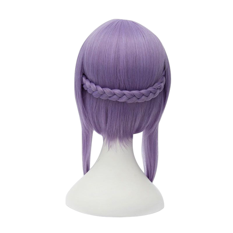 Slate Gray Shinoa Hiragi Cosplay Wig - Seraph of the End (Purple Braids) (FEVERCOS)