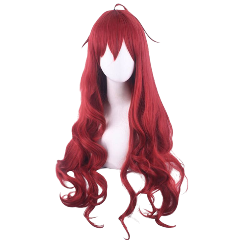 Brown Eris Boreas Greyrat Cosplay Wig - Mushoku Tensei (Long Red Wavy) (FEVERCOS)