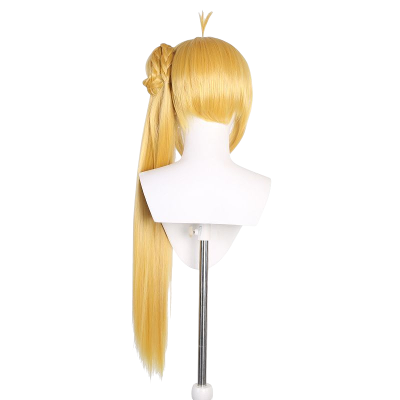 Tan Nijika Ijichi Cosplay Wig - Bocchi the Rock! (Blonde Side-Tail) (FEVERCOS)
