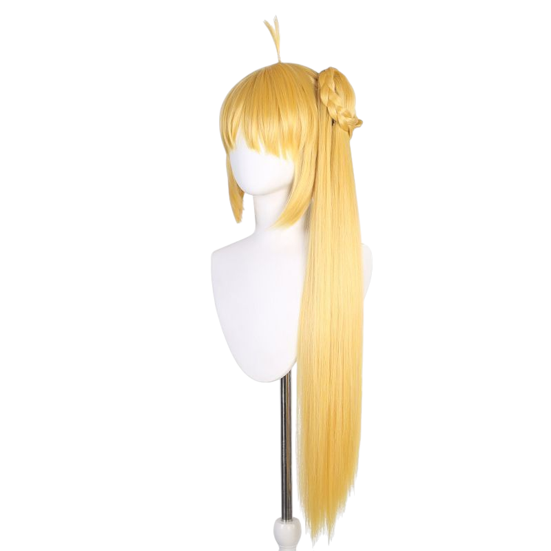 Light Goldenrod Nijika Ijichi Cosplay Wig - Bocchi the Rock! (Blonde Side-Tail) (FEVERCOS)