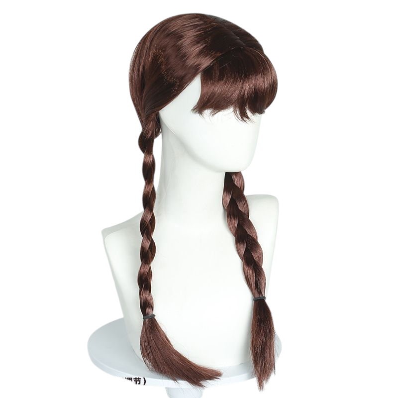 Lavender Wednesday Addams Cosplay Wig - The Addams Family (Black Braids) (FEVERCOS)