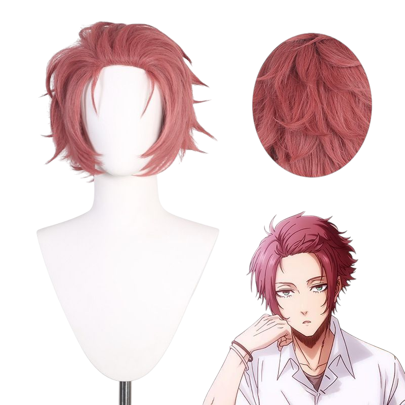 Sienna Sae Itoshi Cosplay Wig - Blue Lock (Reddish-Brown Undercut) (FEVERCOS)