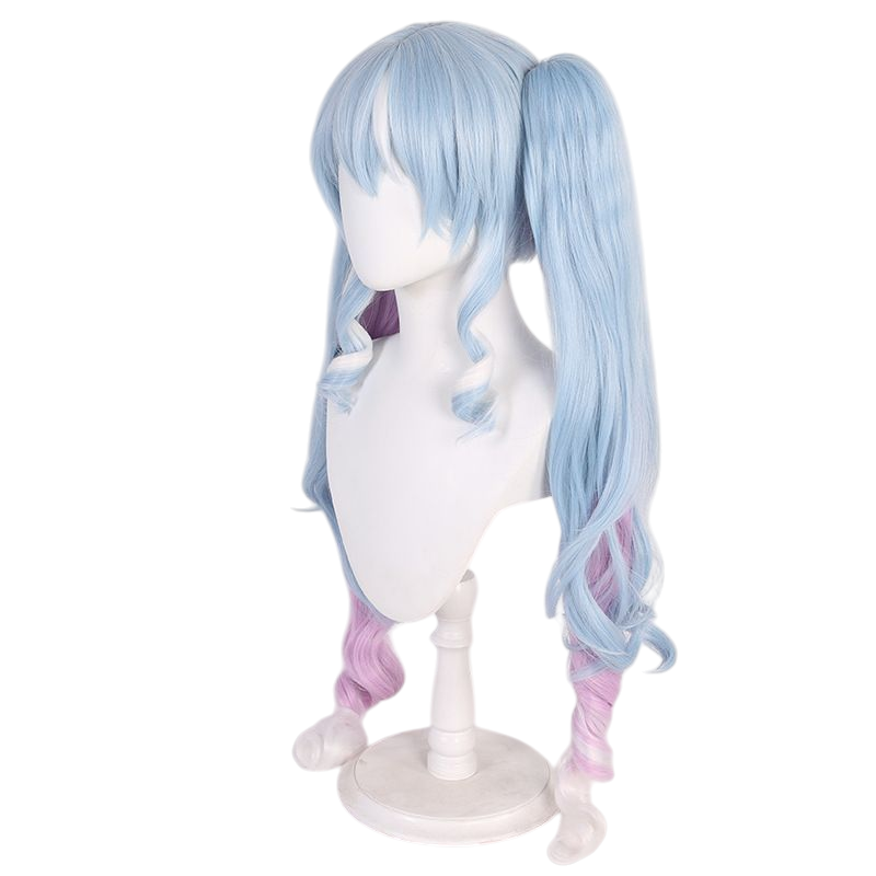 Light Gray Snow Miku 2023 (Serene Winter) Cosplay Wig - Vocaloid (Pastel Gradient) (FEVERCOS)