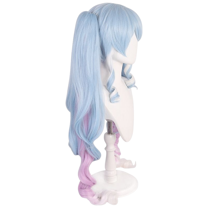 Light Gray Snow Miku 2023 (Serene Winter) Cosplay Wig - Vocaloid (Pastel Gradient) (FEVERCOS)