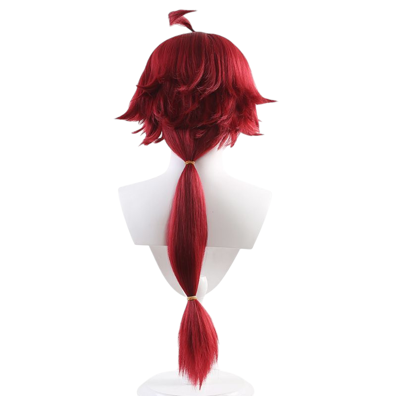 Saddle Brown Suletta Mercury Cosplay Wig - Gundam: Witch from Mercury (Red/Scarlet) (FEVERCOS)