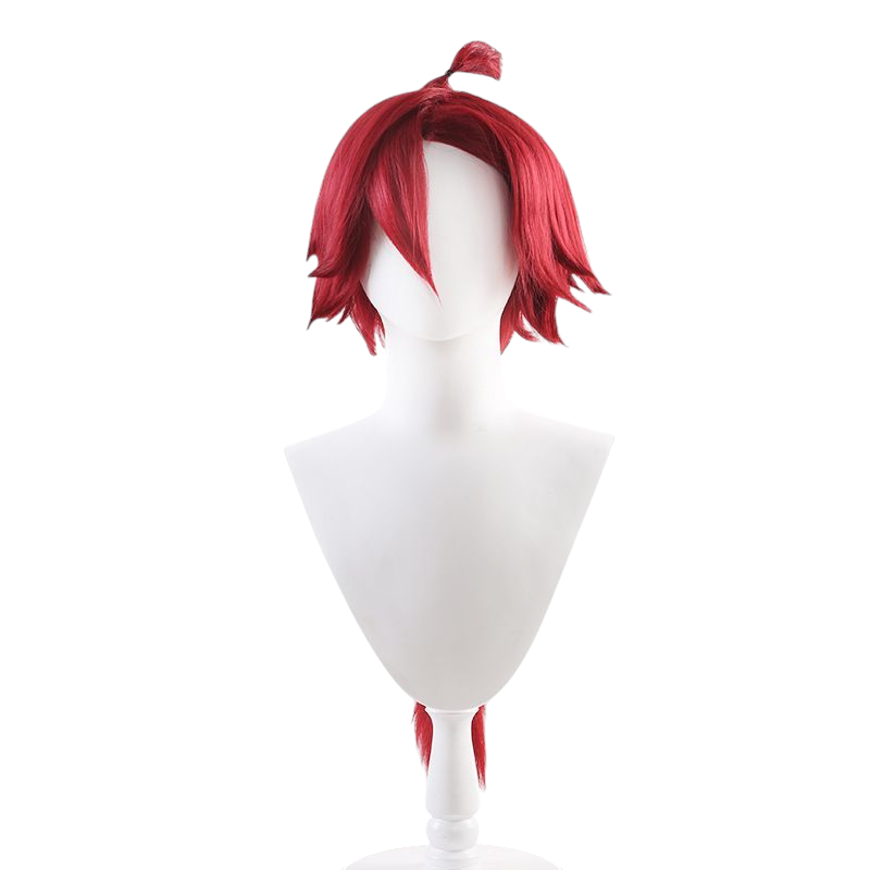 Brown Suletta Mercury Cosplay Wig - Gundam: Witch from Mercury (Red/Scarlet) (FEVERCOS)