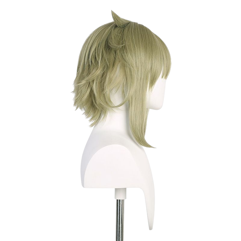 Rosy Brown Elan Ceres (Number 4) Cosplay Wig - Gundam: Witch from Mercury (Green) (FEVERCOS)