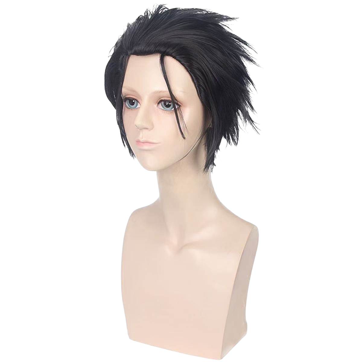 Dark Slate Gray Subaru Natsuki Cosplay Wig - Re:Zero (Black Slicked Back) (FEVERCOS)