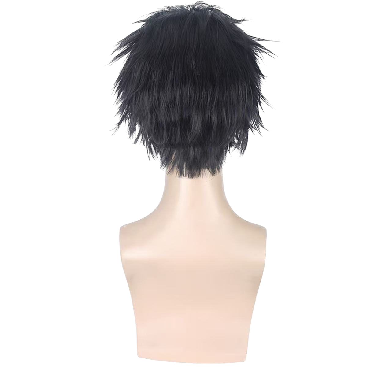 Bisque Subaru Natsuki Cosplay Wig - Re:Zero (Black Slicked Back) (FEVERCOS)
