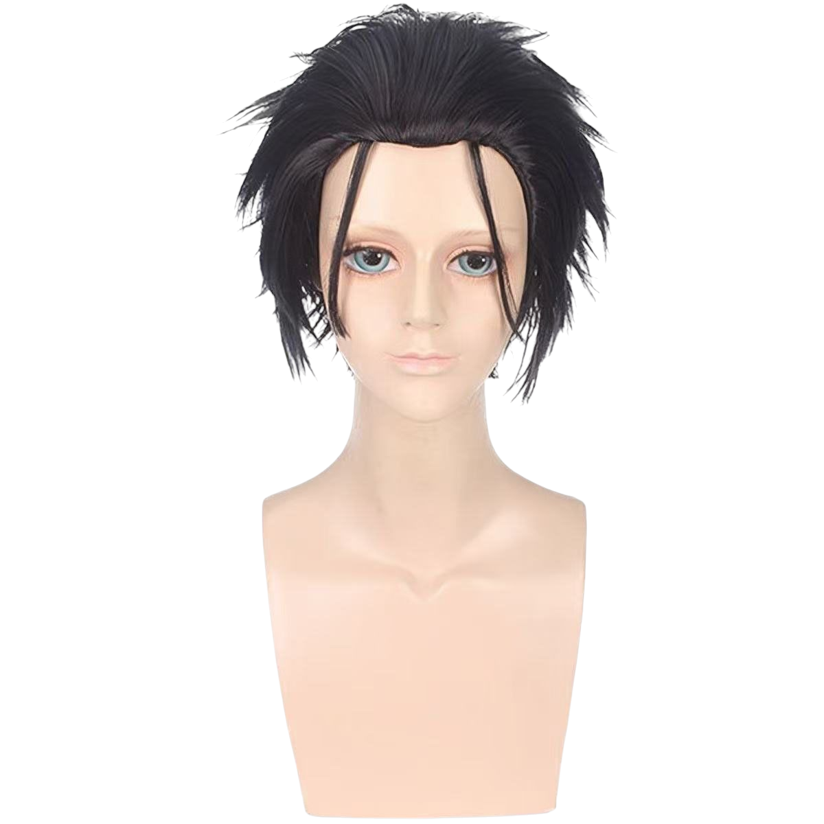 Peach Puff Subaru Natsuki Cosplay Wig - Re:Zero (Black Slicked Back) (FEVERCOS)