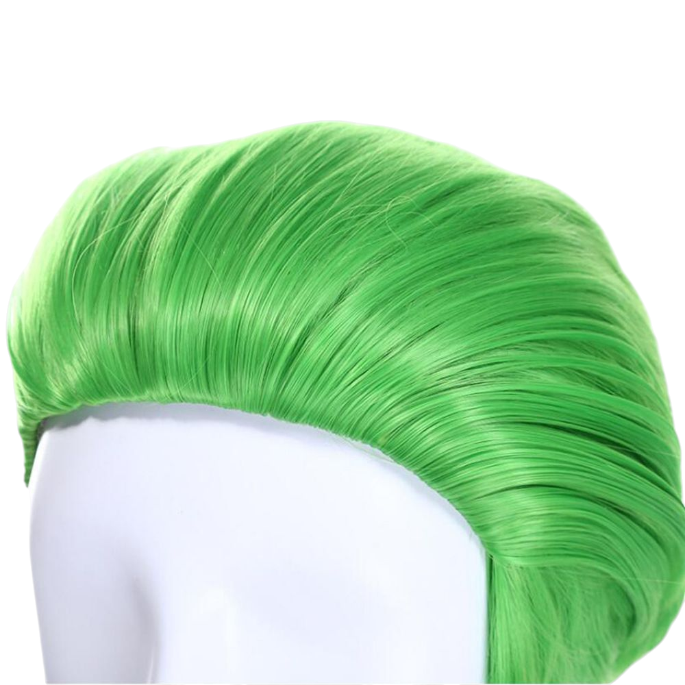 Medium Sea Green Joker Cosplay Wig - Suicide Squad (Neon Green Slicked) (FEVERCOS)