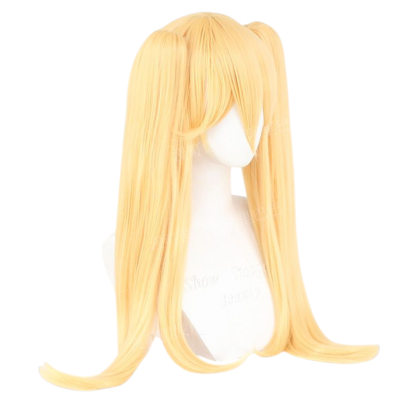 Navajo White Mary Saotome Cosplay Wig - Kakegurui (Blonde Twin Tails) (FEVERCOS)