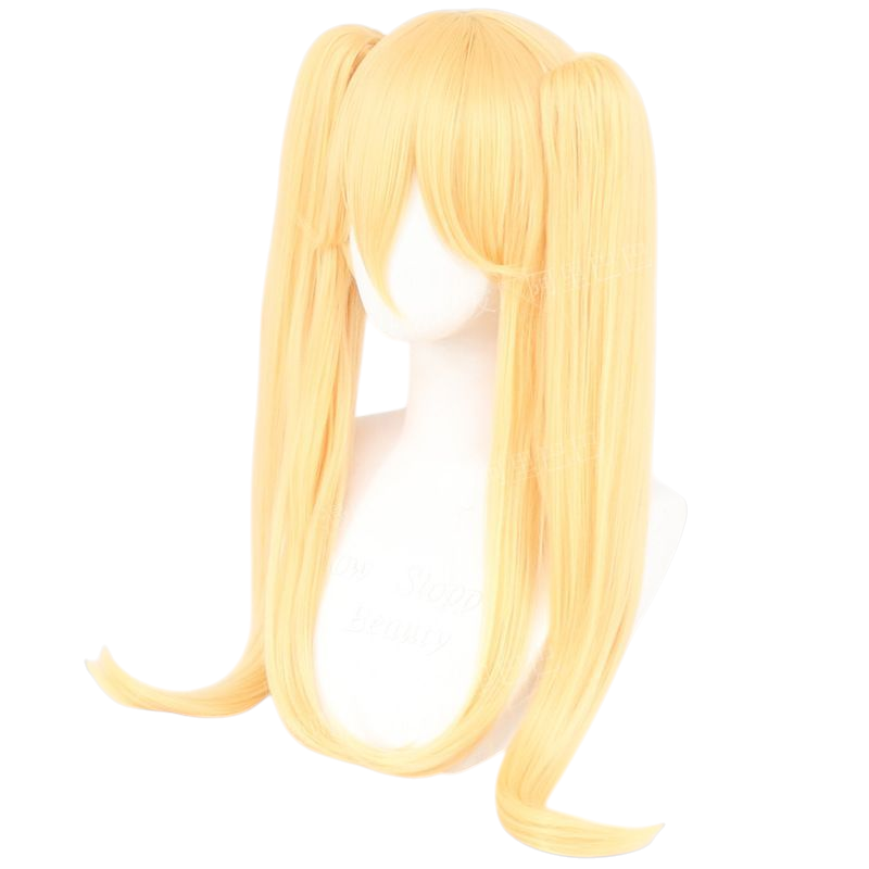 Navajo White Mary Saotome Cosplay Wig - Kakegurui (Blonde Twin Tails) (FEVERCOS)