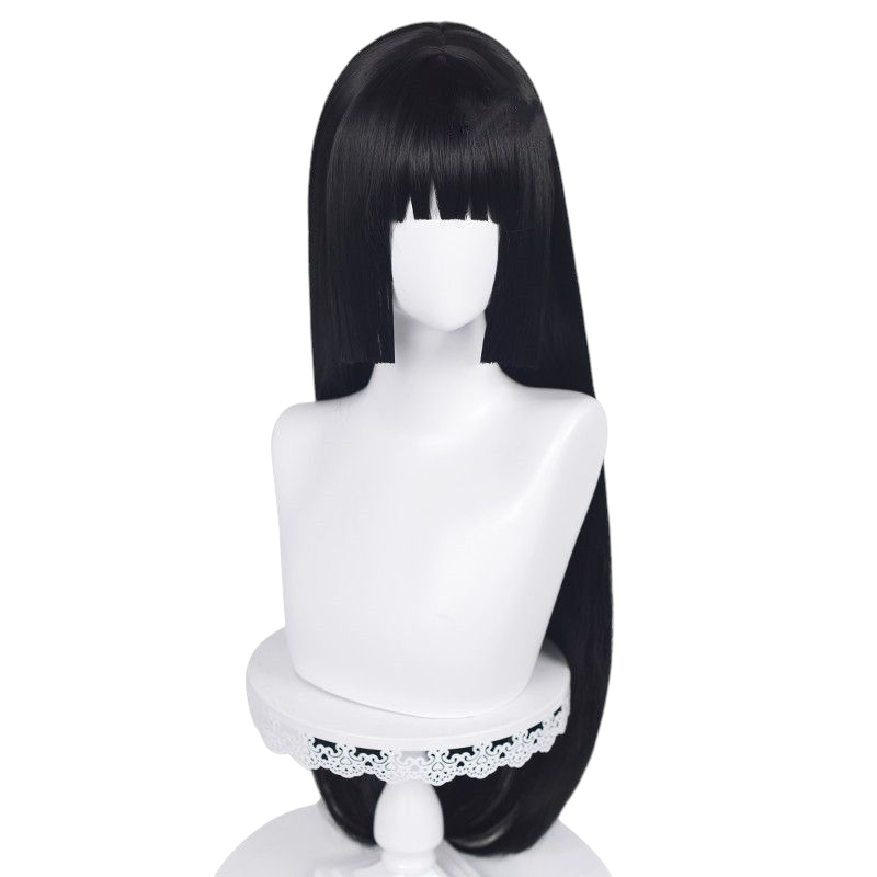 Lavender Yumeko Jabami Cosplay Wig - Kakegurui (Black Hime Cut) (FEVERCOS)