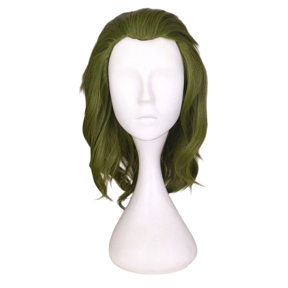 Misty Rose Joker (Arthur Fleck) Cosplay Wig - 2019 Movie (Green Curly) (FEVERCOS)