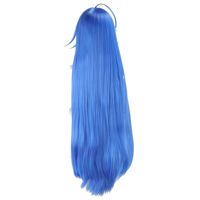Royal Blue Konata Izumi Cosplay Wig - Lucky Star (Blue Extra Long + Ahoge) (FEVERCOS)