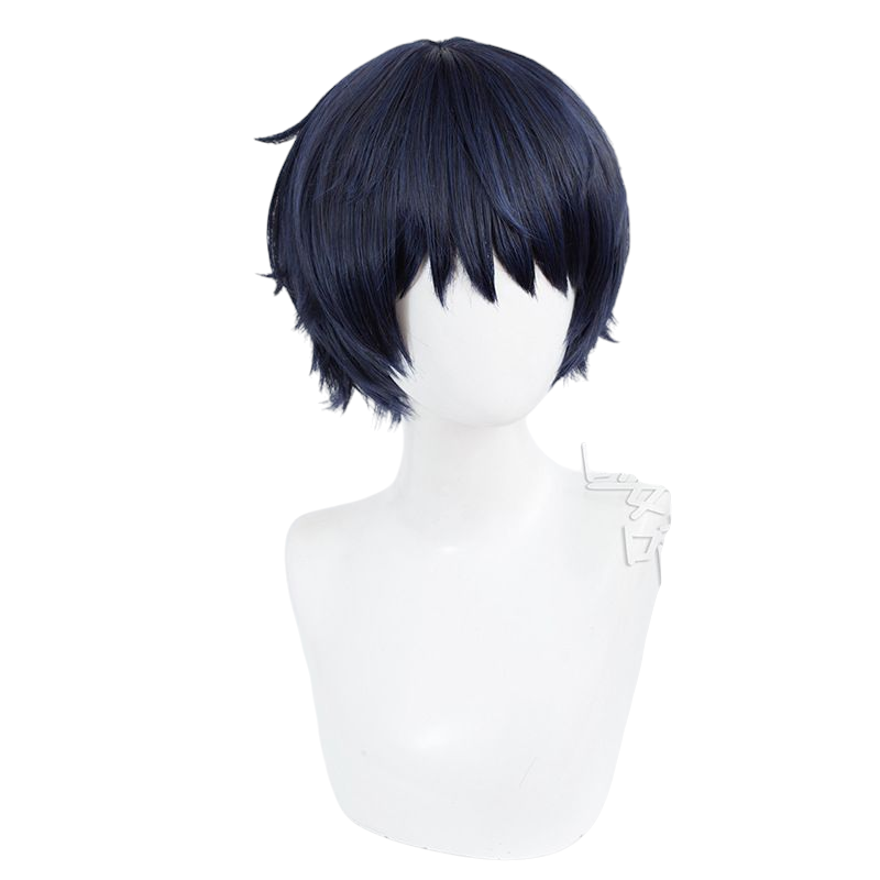 White Smoke Kousei Arima Cosplay Wig - Your Lie in April (Black Short) (FEVERCOS)