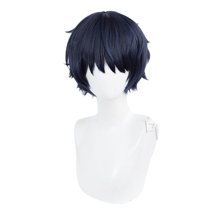 White Smoke Kousei Arima Cosplay Wig - Your Lie in April (Black Short) (FEVERCOS)