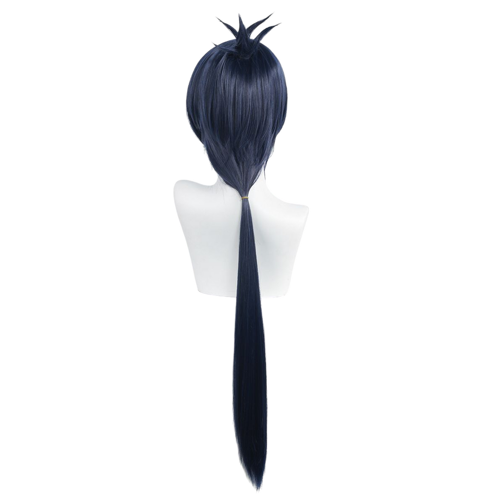 Dark Slate Gray Mukuro Rokudo (10 Years Later) Cosplay Wig - Hitman Reborn! (Long Blue-Black) (FEVERCOS)