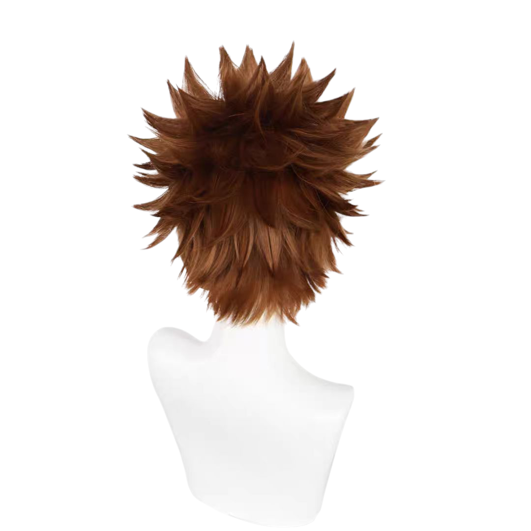 Saddle Brown Tsuna Sawada Cosplay Wig - Katekyo Hitman Reborn! (Spiky Brown) (FEVERCOS)