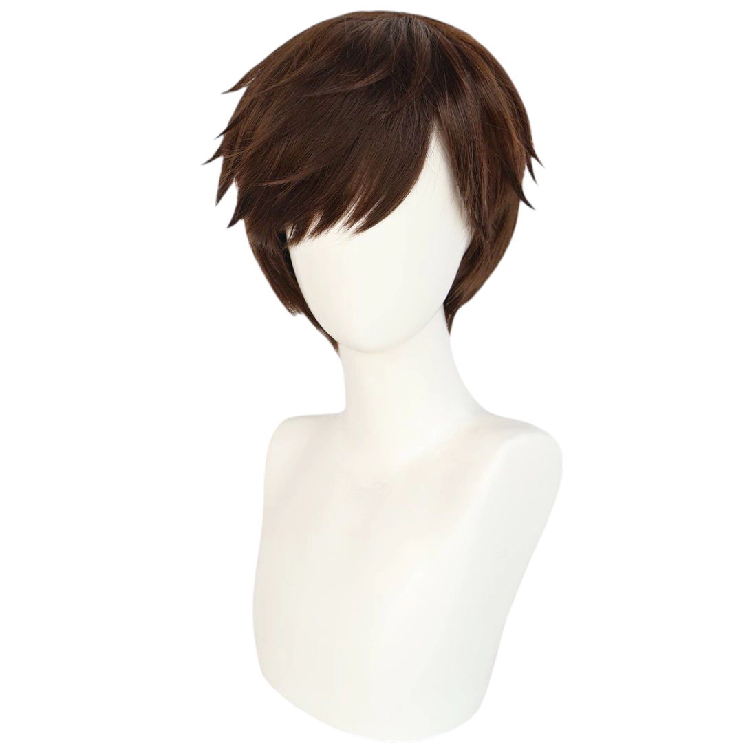 Beige Hiccup Haddock Cosplay Wig - How to Train Your Dragon (Auburn Messy) (FEVERCOS)