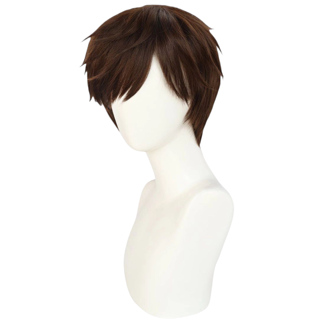 Beige Hiccup Haddock Cosplay Wig - How to Train Your Dragon (Auburn Messy) (FEVERCOS)