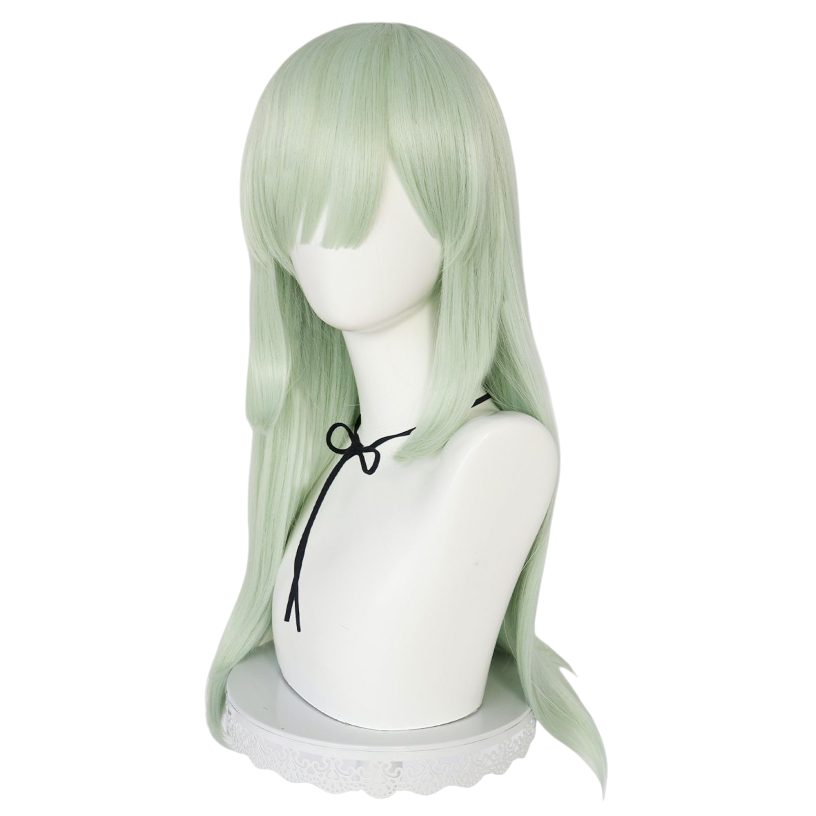 Light Gray Mutsumi Wakaba Cosplay Wig - BanG Dream! It's MyGO!!!!! (Mint Green) (FEVERCOS)