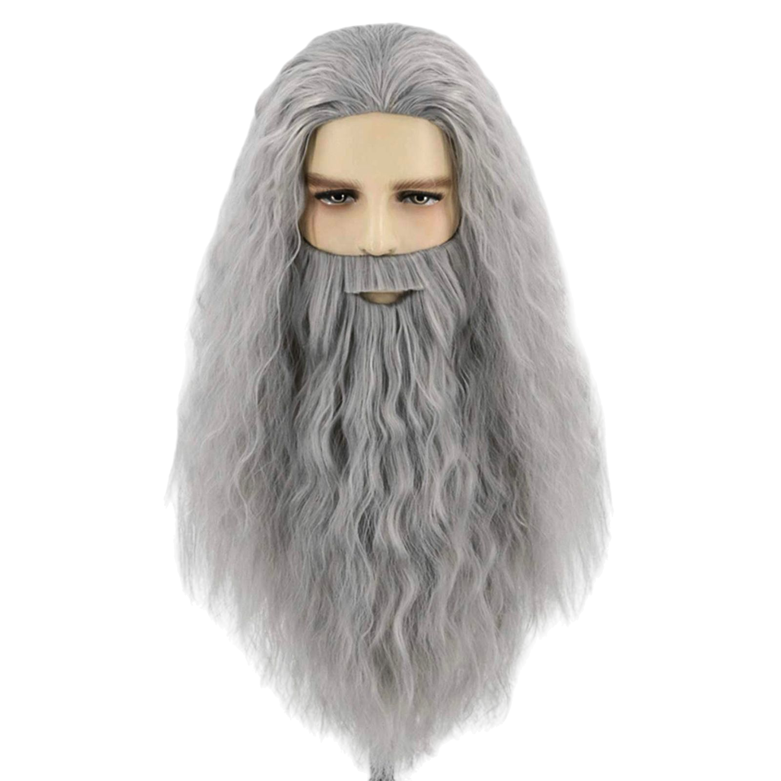 Dark Gray Gandalf the Grey Cosplay Wig &amp; Beard Set - Lord of the Rings (FEVERCOS)