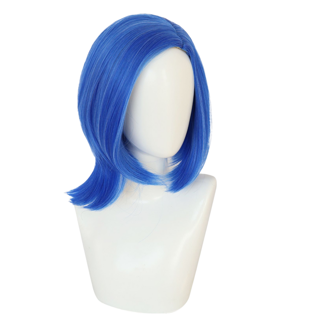 Light Gray Sadness Cosplay Wig - Inside Out (Blue Sparkle) (FEVERCOS)