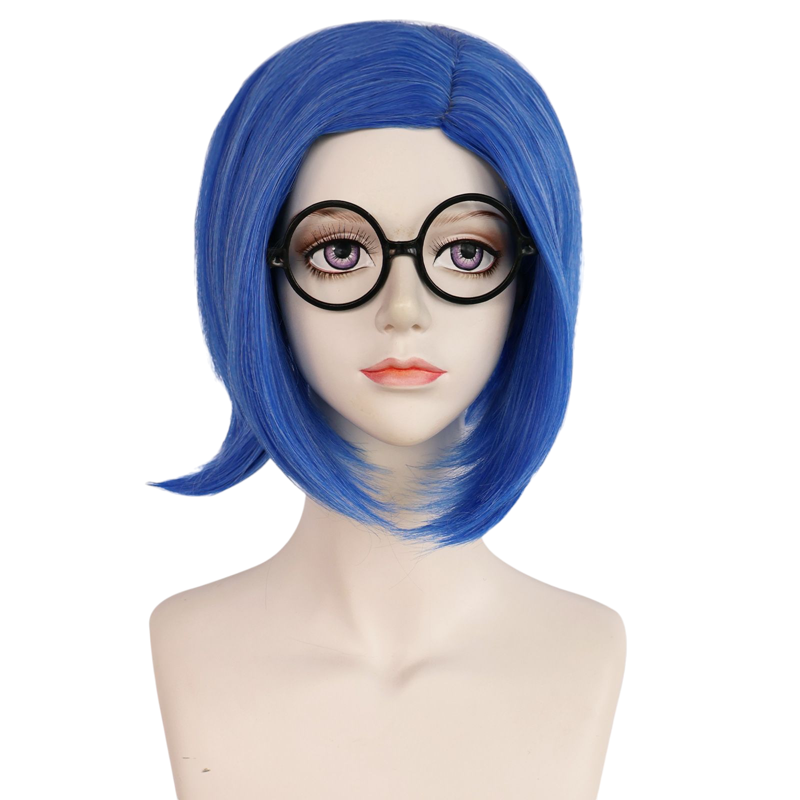 Dark Slate Blue Sadness Cosplay Wig - Inside Out (Blue Sparkle) (FEVERCOS)