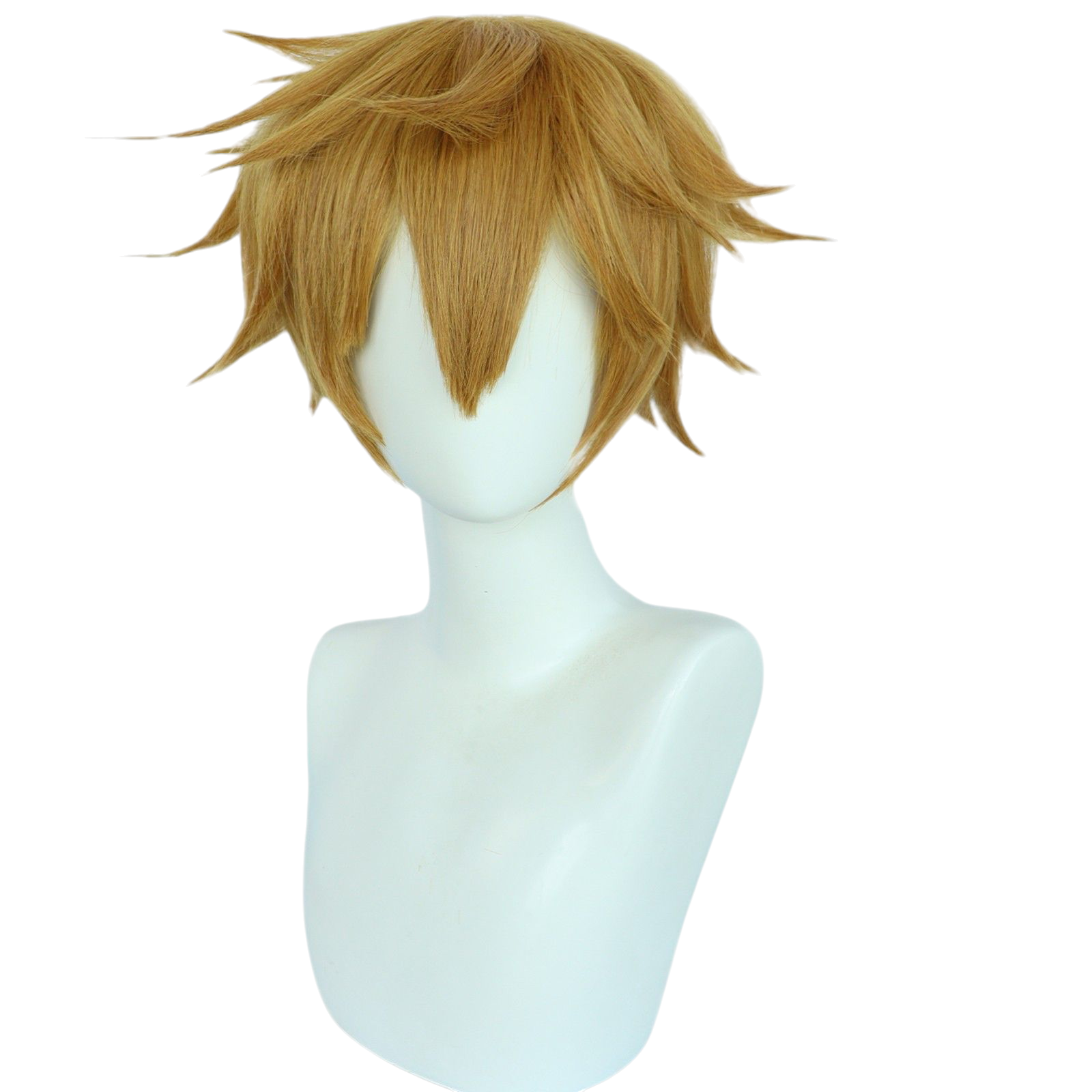 Light Gray Reigen Arataka Cosplay Wig - Mob Psycho 100 (Ash Orange) (FEVERCOS)