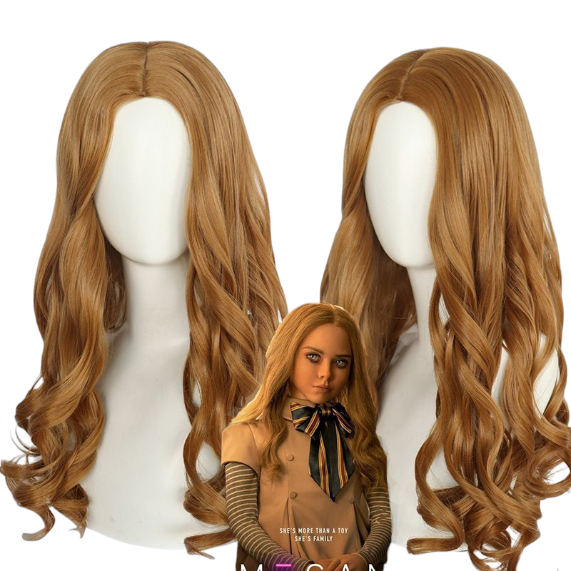 Sienna M3GAN Cosplay Wig - M3GAN Movie (Honey Blonde Wavy) (FEVERCOS)
