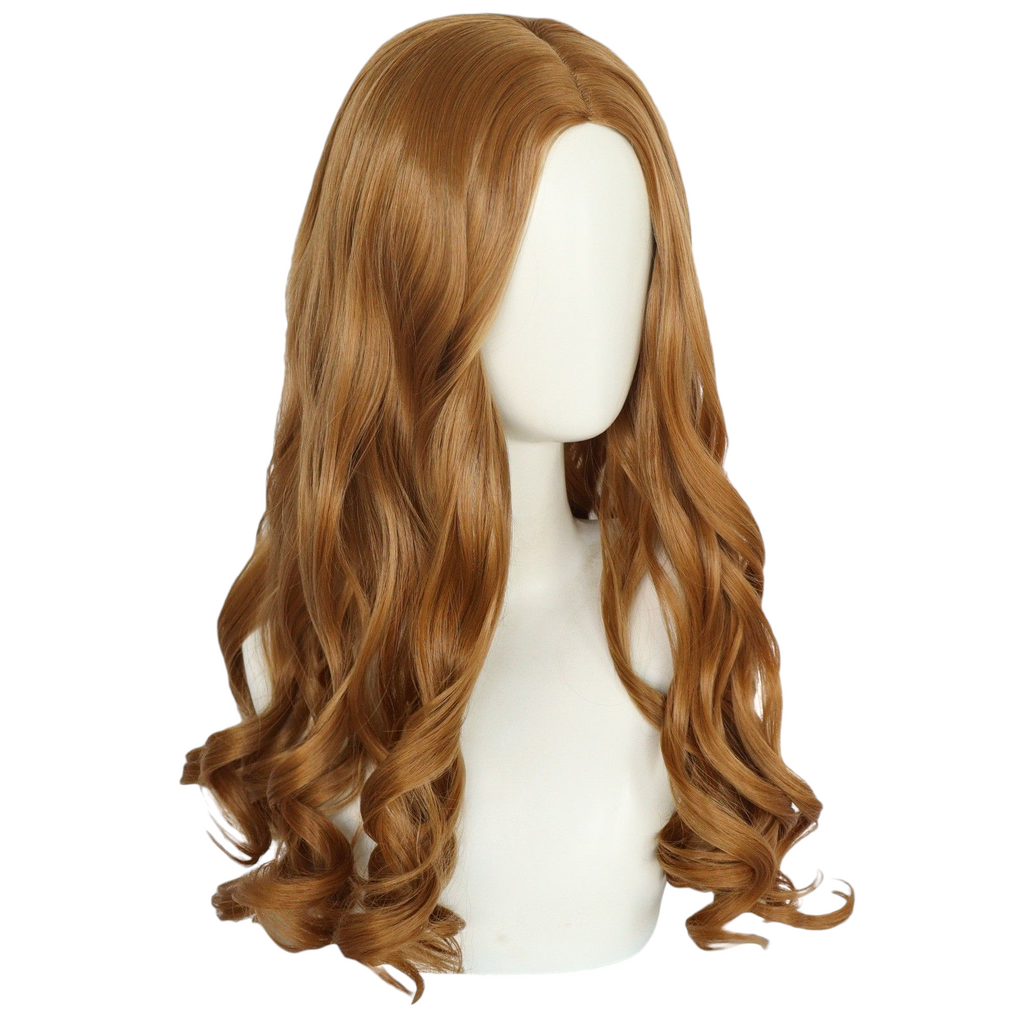 Saddle Brown M3GAN Cosplay Wig - M3GAN Movie (Honey Blonde Wavy) (FEVERCOS)