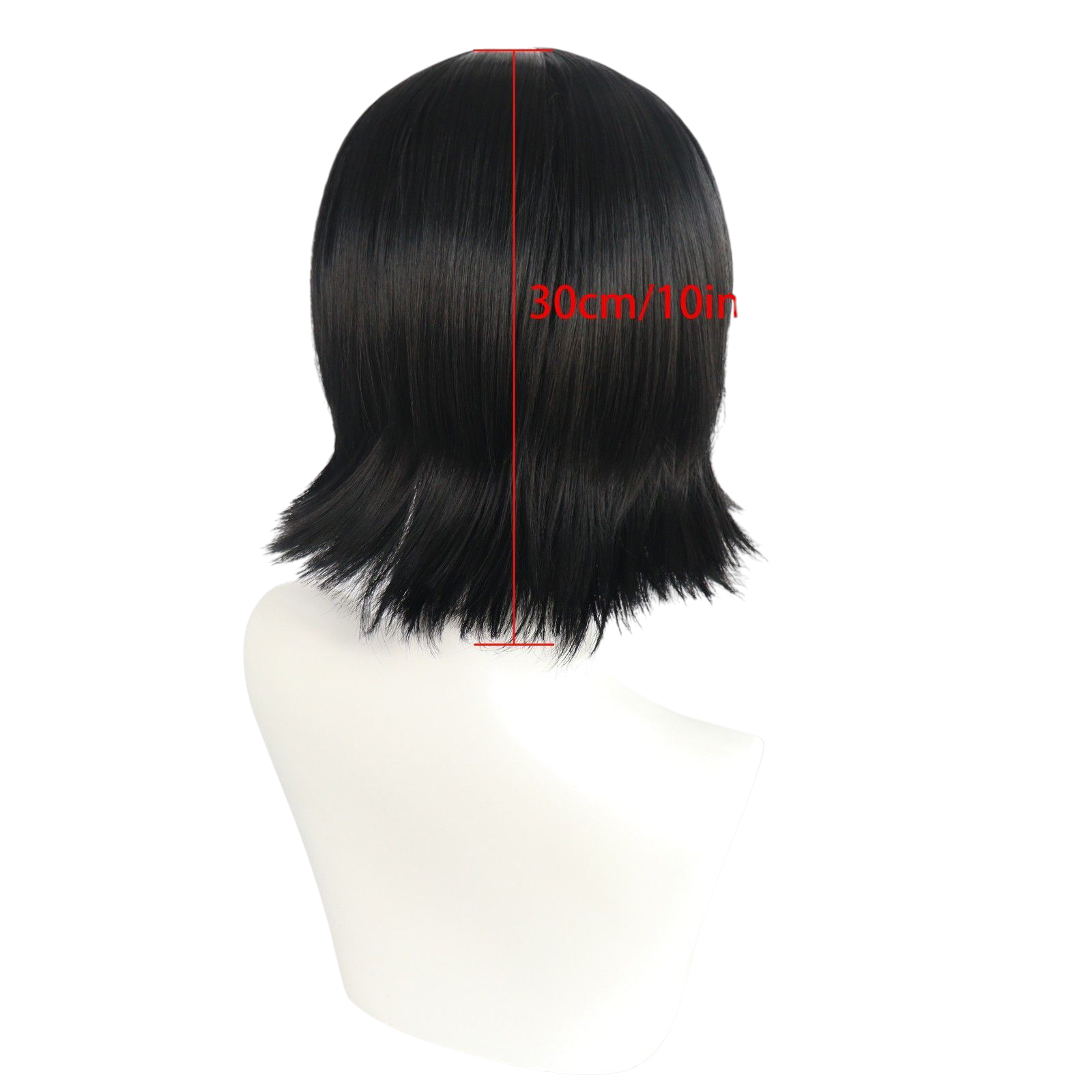 Dark Slate Gray Shizuku Murasaki Cosplay Wig - Hunter x Hunter (Black Layered Bob) (FEVERCOS)