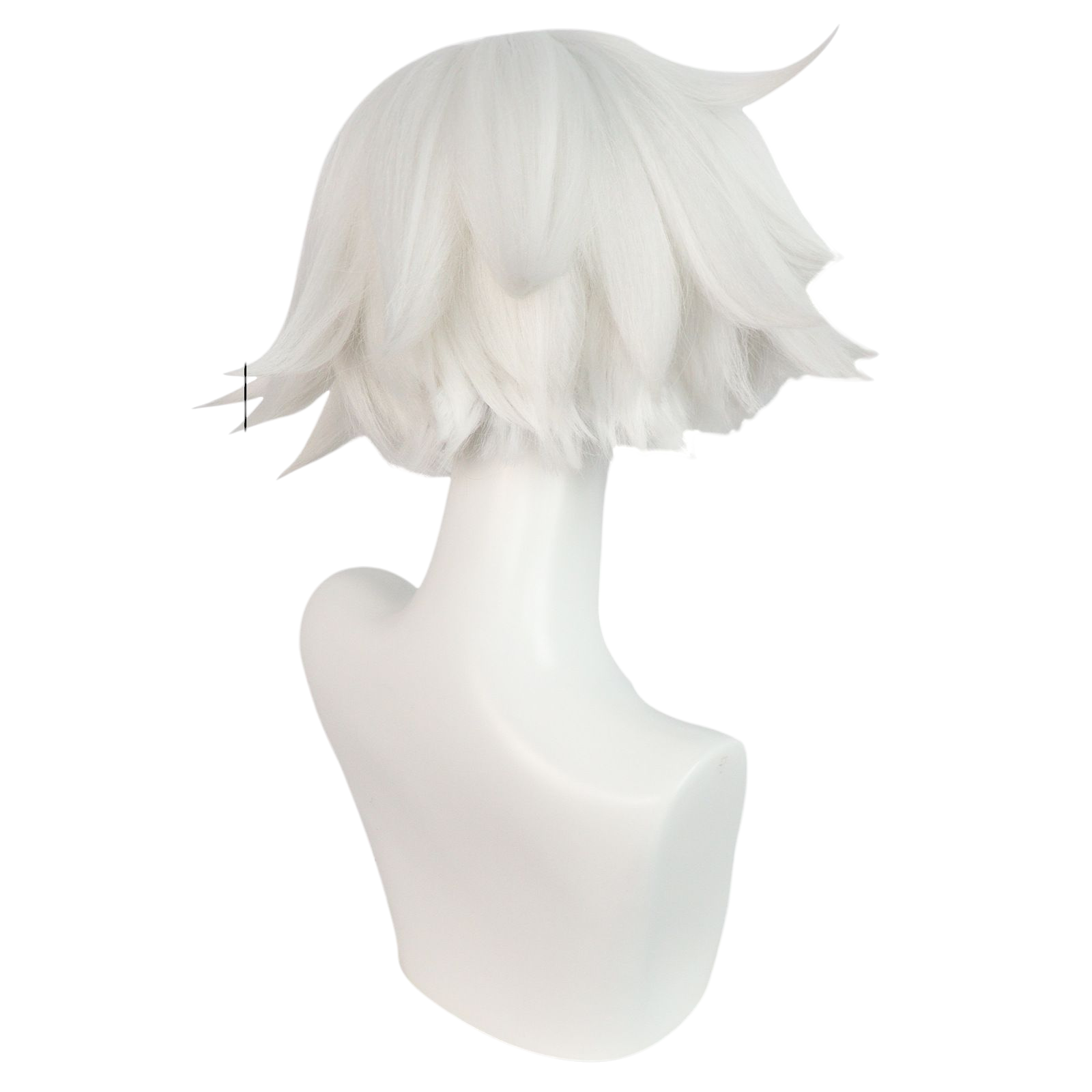 Light Gray Angel Dust (Premium) Cosplay Wig - Hazbin Hotel (White Skin Top) (FEVERCOS)