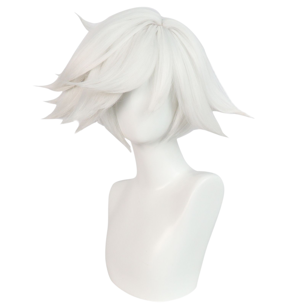 Antique White Angel Dust (Premium) Cosplay Wig - Hazbin Hotel (White Skin Top) (FEVERCOS)