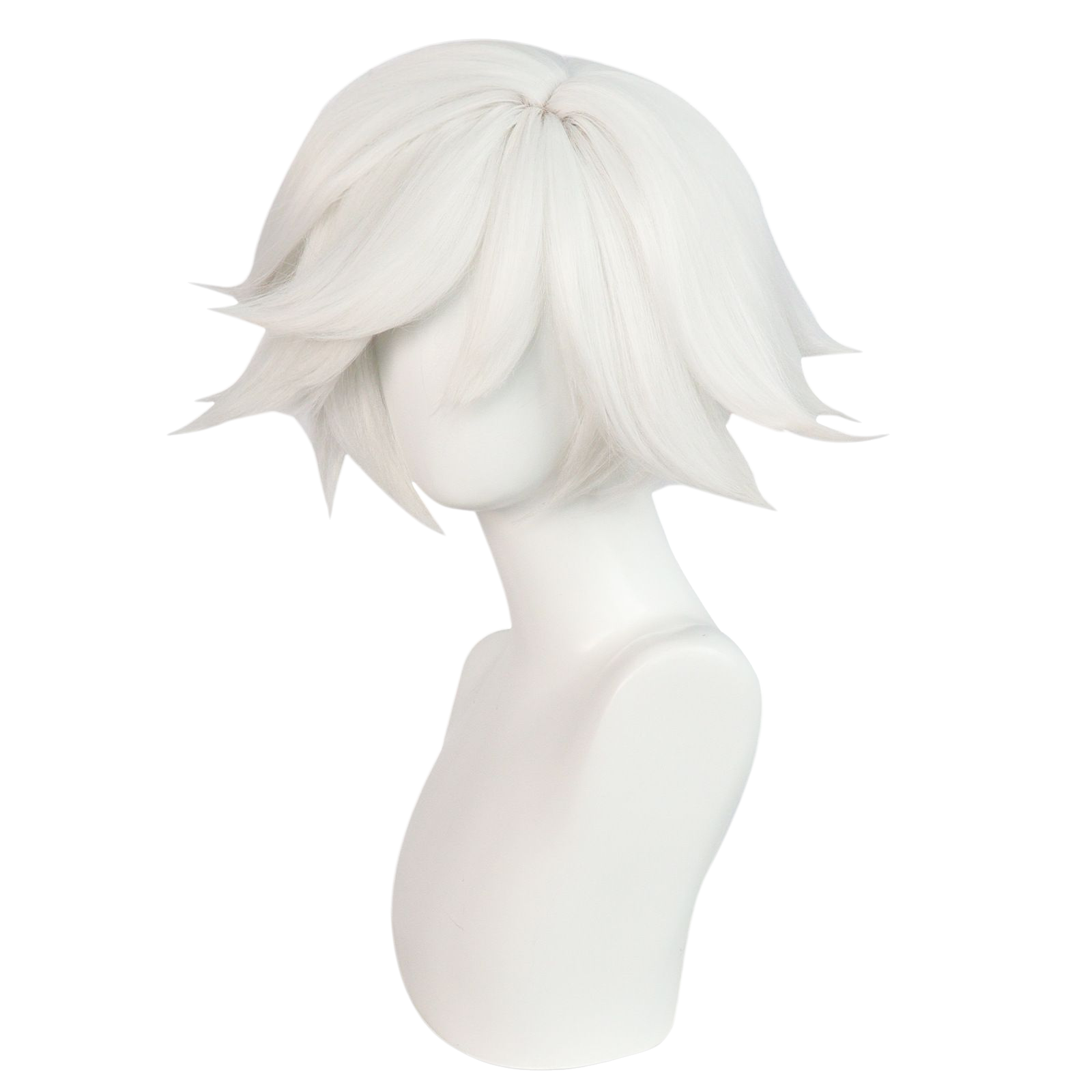 Antique White Angel Dust (Premium) Cosplay Wig - Hazbin Hotel (White Skin Top) (FEVERCOS)