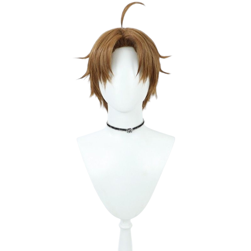 Sienna Rudeus Greyrat (Young) Cosplay Wig - Mushoku Tensei (Brown Short/Ahoge) (FEVERCOS)