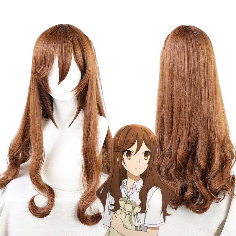 Sienna Kyoko Hori Cosplay Wig - Horimiya (Chestnut Wavy) (FEVERCOS)