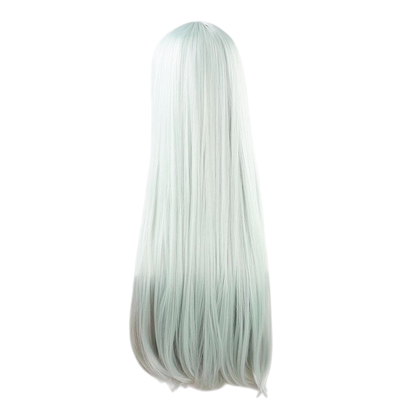 Light Gray White Blood Cell (1196) Cosplay Wig - Cells at Work! CODE BLACK (Long White) (FEVERCOS)