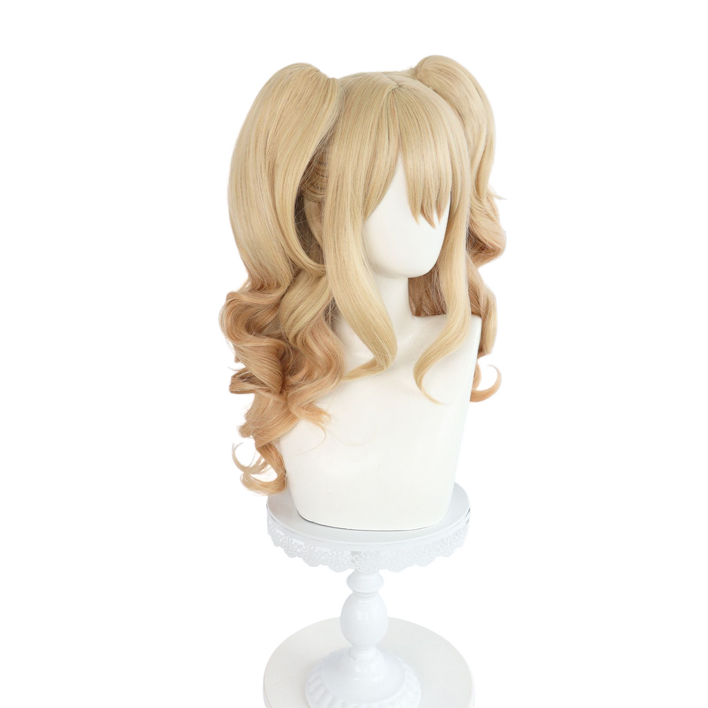 Light Gray Yuzu Aihara Cosplay Wig - Citrus Pretty Cure(Blonde Gyaru Side-Tails) (FEVERCOS)