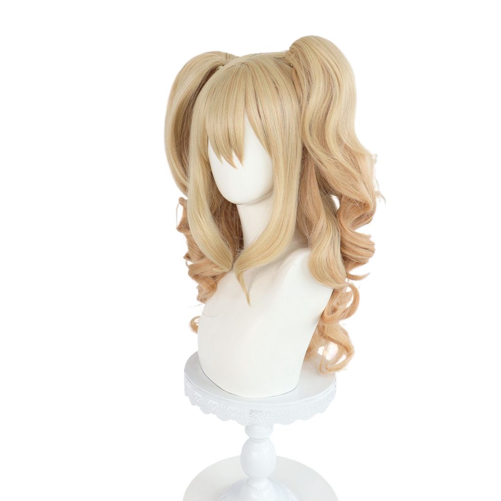 Light Gray Yuzu Aihara Cosplay Wig - Citrus Pretty Cure(Blonde Gyaru Side-Tails) (FEVERCOS)