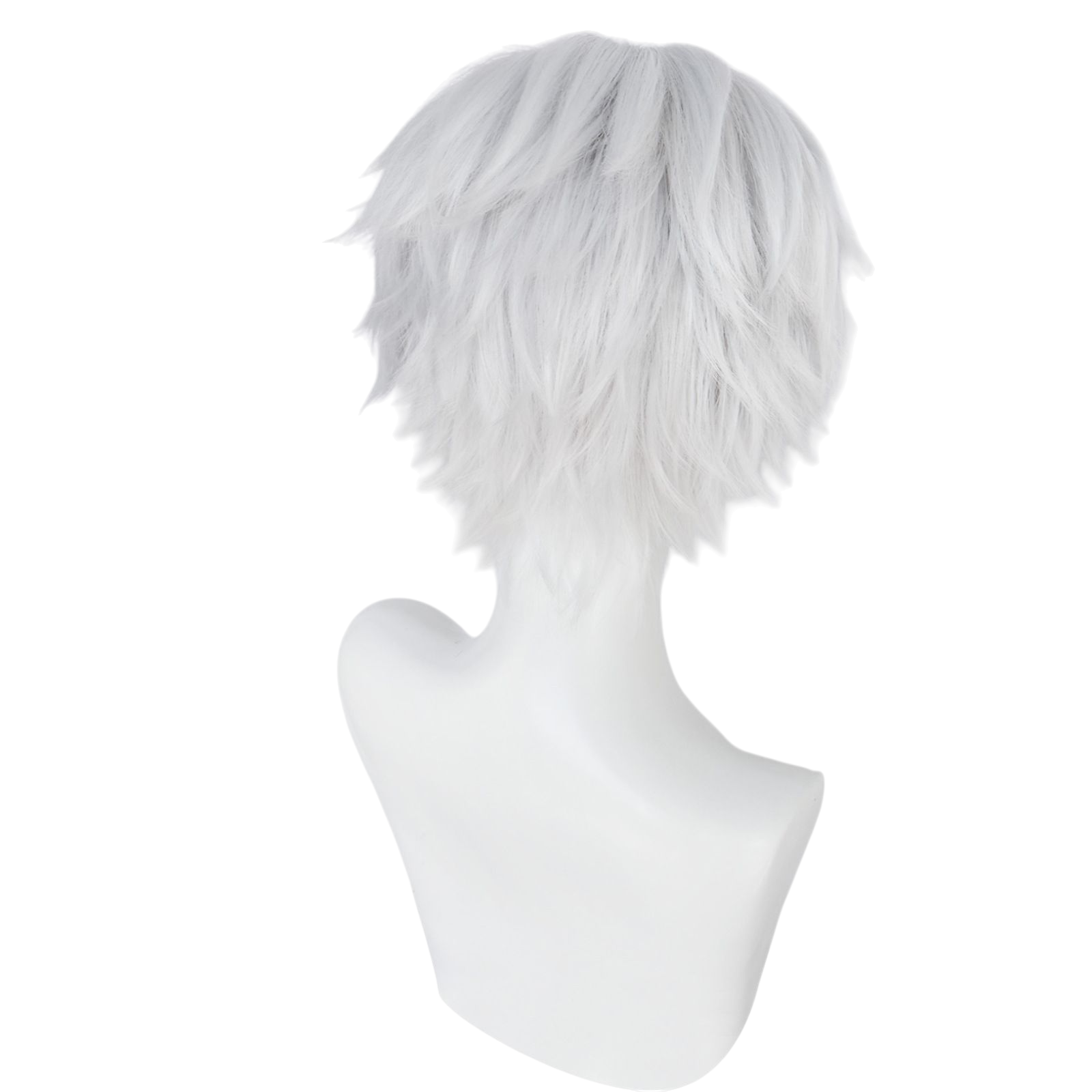 Light Gray Gin Cosplay Wig - Hotarubi no Mori e (Silver Short) (FEVERCOS)