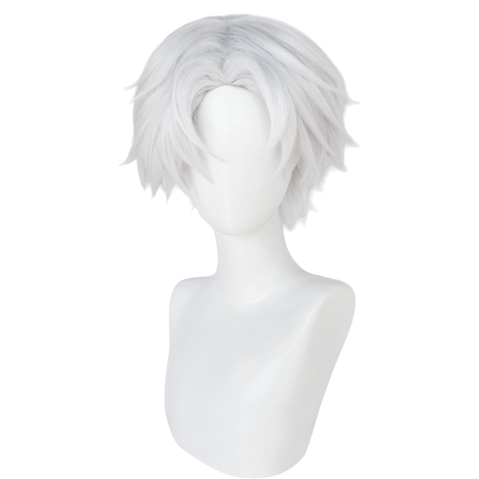 Light Gray Gin Cosplay Wig - Hotarubi no Mori e (Silver Short) (FEVERCOS)