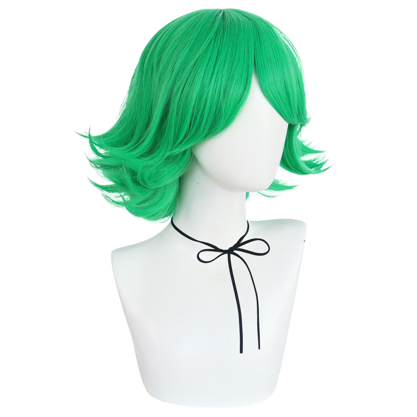 Lavender Tatsumaki (Tornado of Terror) Cosplay Wig - One Punch Man (Green Curly) (FEVERCOS)
