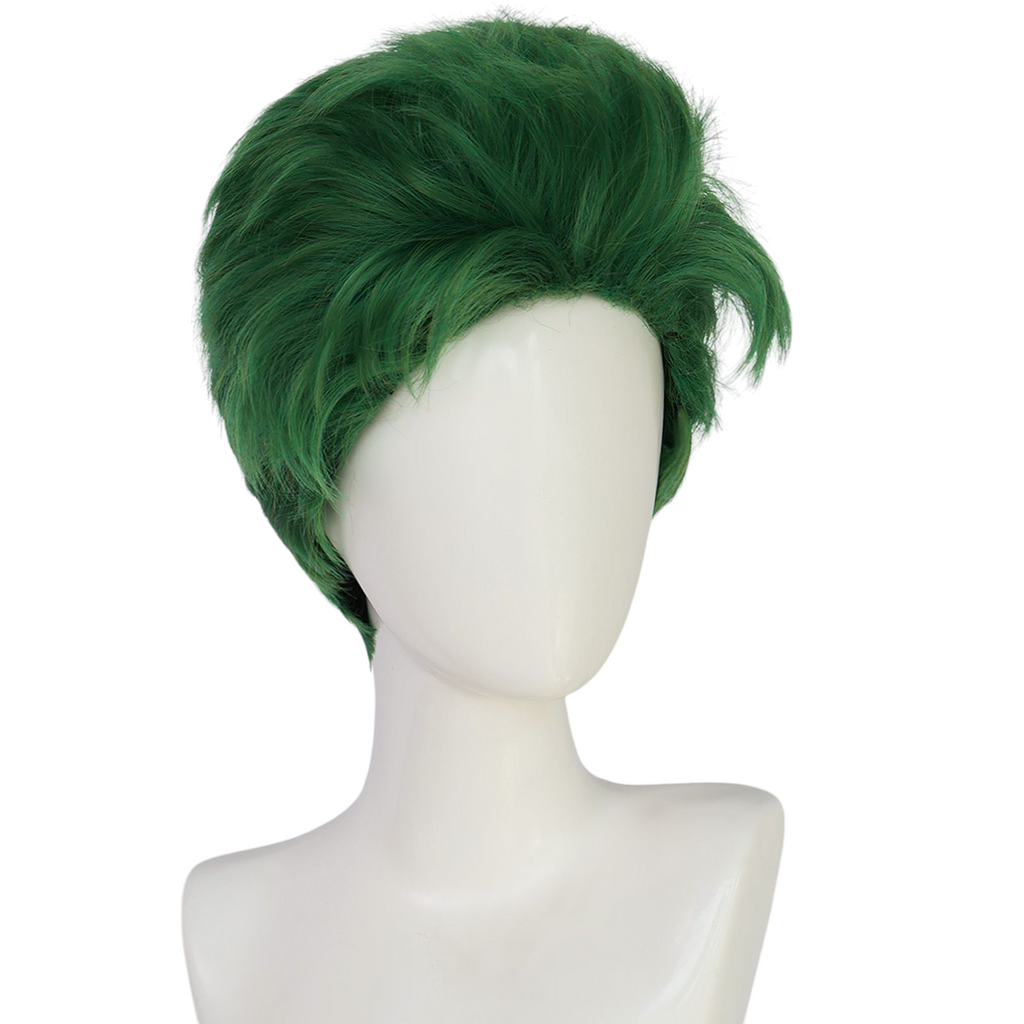 Light Gray Zed Cosplay Wig - Z-O-M-B-I-E-S / Zombies 4 (Green Short) (FEVERCOS)